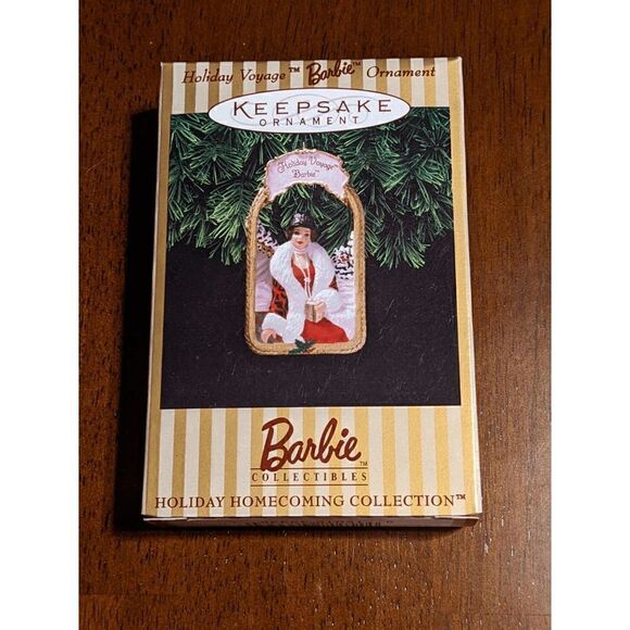 NEW Hallmark Holiday Voyage Barbie Holiday Homecoming 1998 Hallmark Keepsake Orn - Picture 2 of 7
